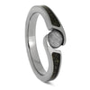 Meteorite Engagement Ring