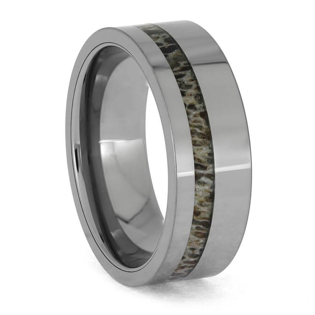 Antler Ring in Tungsten