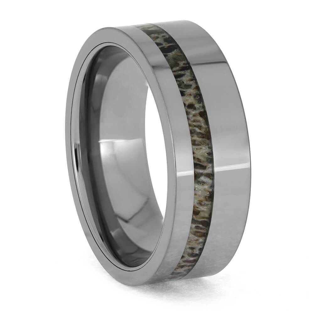 Antler Ring in Tungsten