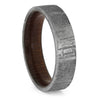 Men's Rosewood and Meteorite Ring