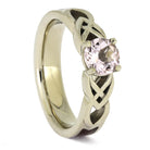 Celtic Engagement Ring with Morganite