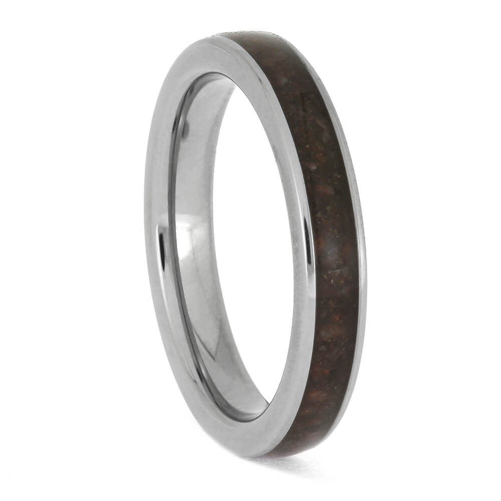 Dinosaur Bone Wedding Band