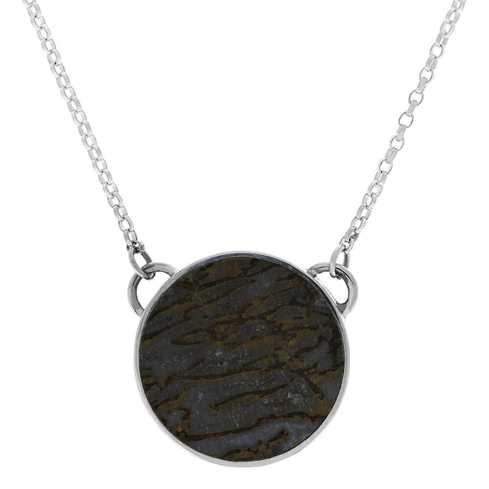 by Jewelry by Johan Premium Dinosaur Bone Bezel-Set Necklace 000608