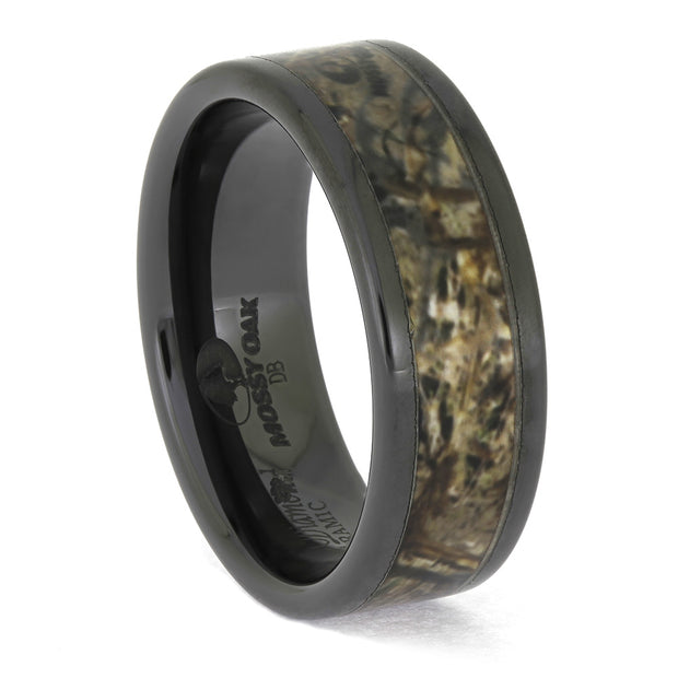 by Jewelry by Johan Mossy Oak® Black Ceramic Camo Ring 000001