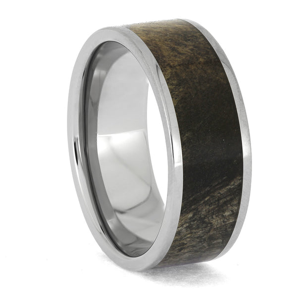 Buckeye Burl Wood Wedding Band