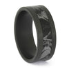 Unique Black Zirconium Wedding Band