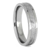 Meteorite and Titanium Wedding Band