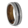Meteorite and Titanium Wedding Band