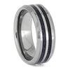 Sapphire and Tungsten Wedding Band