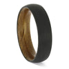 by Jewelry by Johan Whiskey Wood Sleeved Ring with Black Zirconium Overlay 002316