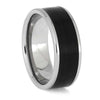Vinyl Record Ring in Titanium
