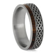 Ironwood and Celtic Knot Wedding Band