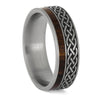 Ironwood and Celtic Knot Wedding Band