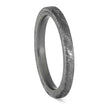 Slender Meteorite Ring for Women