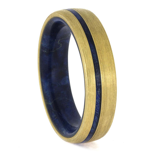 Blue and Gold Wedding Band