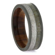 Fossil and Meteorite Wedding Band