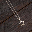 Star Pendant with Stardust Inlay