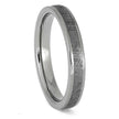 Meteorite and Titanium Wedding Band