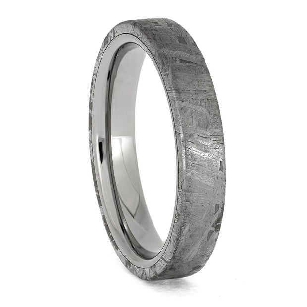 Unique Meteorite and Titanium Ring