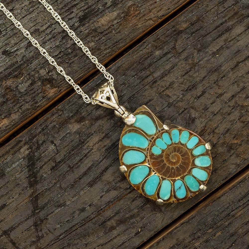 Ammonite Statement Necklace