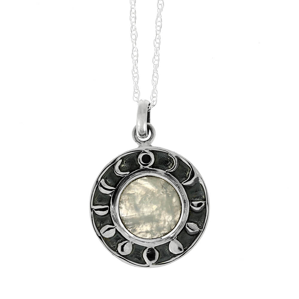 Celestial Moonstone Pendant Necklace