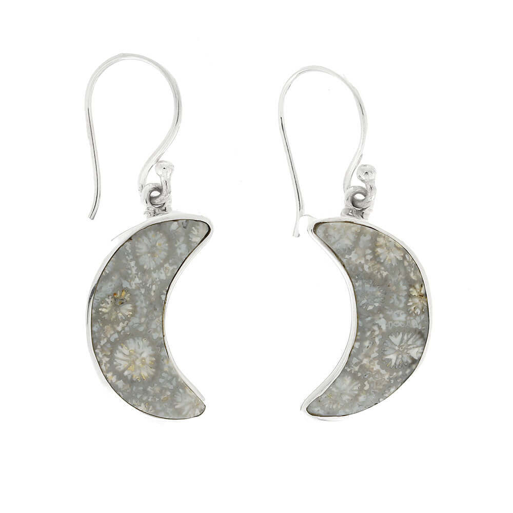 Crescent Moon Earring Set