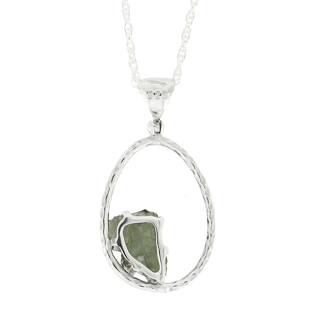 Meteorite Necklace with Moldavite