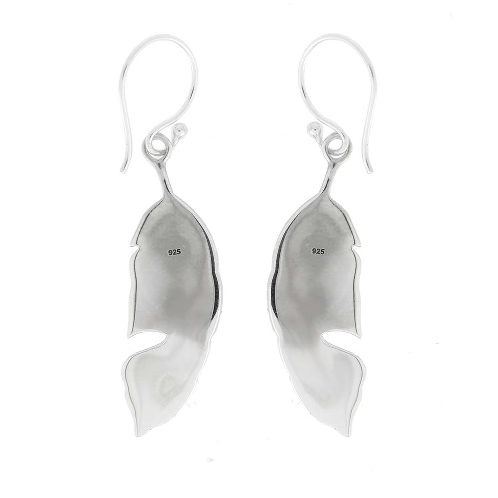 Feather Shaped Dangle Earrings