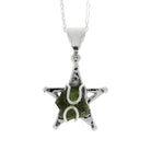 Moldavite Star Necklace