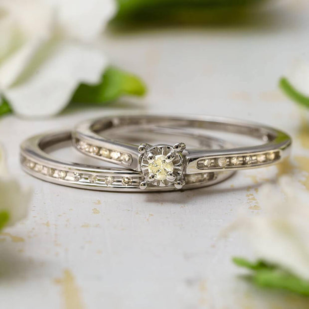 Diamond Bridal Set