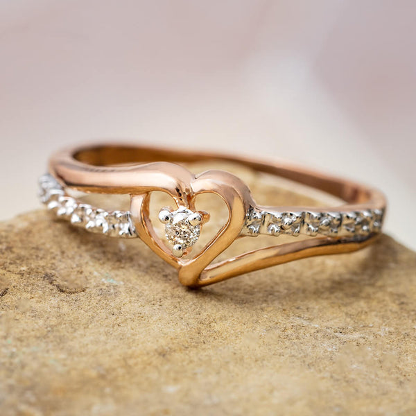 Heart Shaped Infinity Diamond Ring | Jewelry by Johan