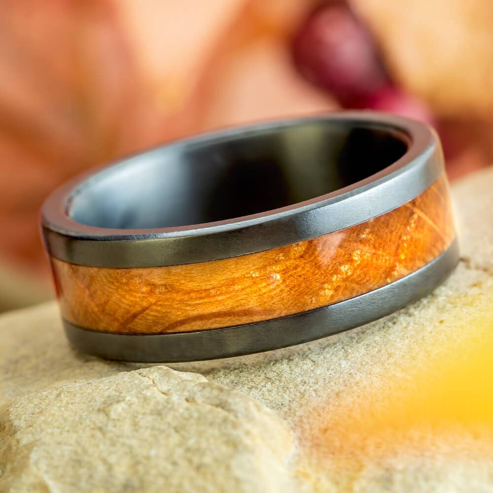 Whiskey Wood Wedding Band