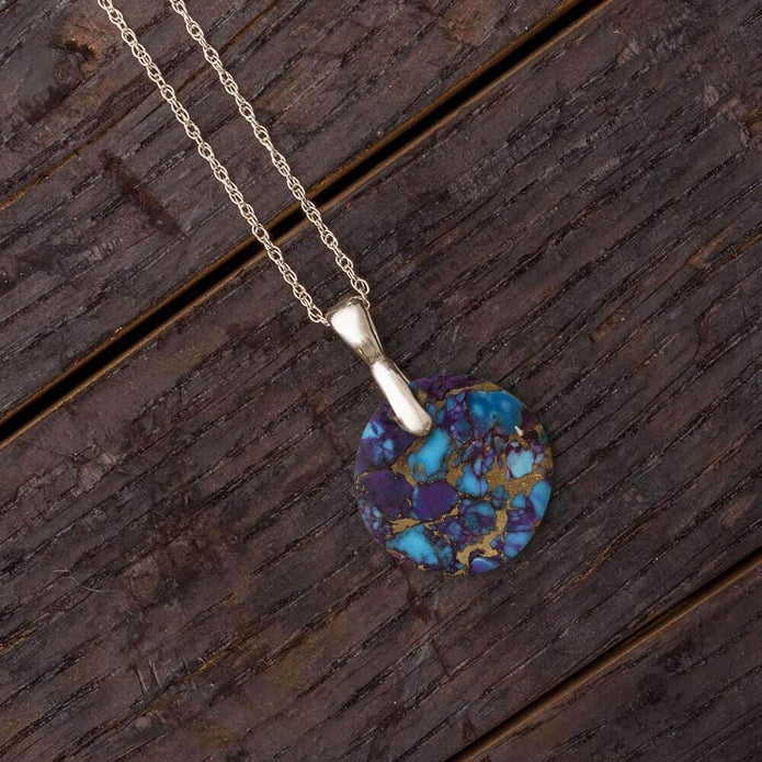purple dress turquoise jewelry Purple Turquoise 925 Sterling Silver Dangle Earrings