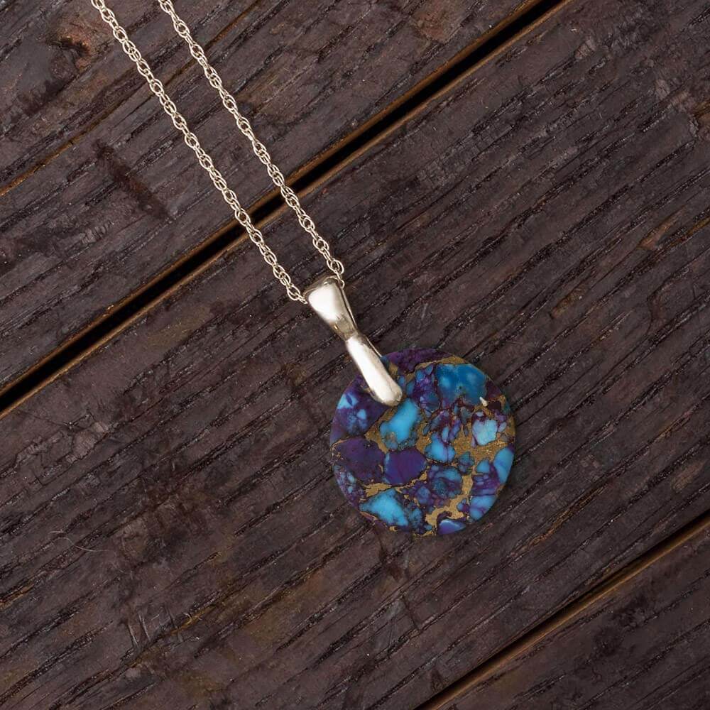 Turquoise and Lava Necklace