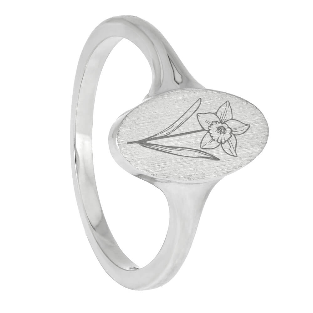 Birth Flower Ring for Moms