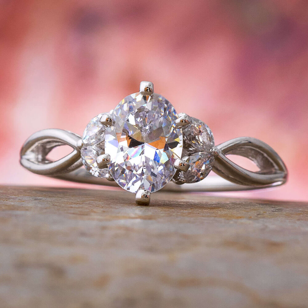 White Gold Engagement Ring