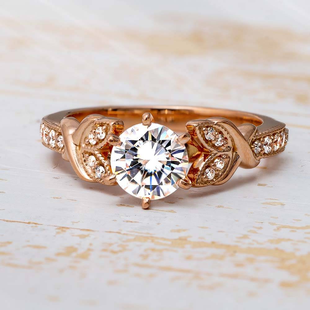 Rose Gold Engagement RIng