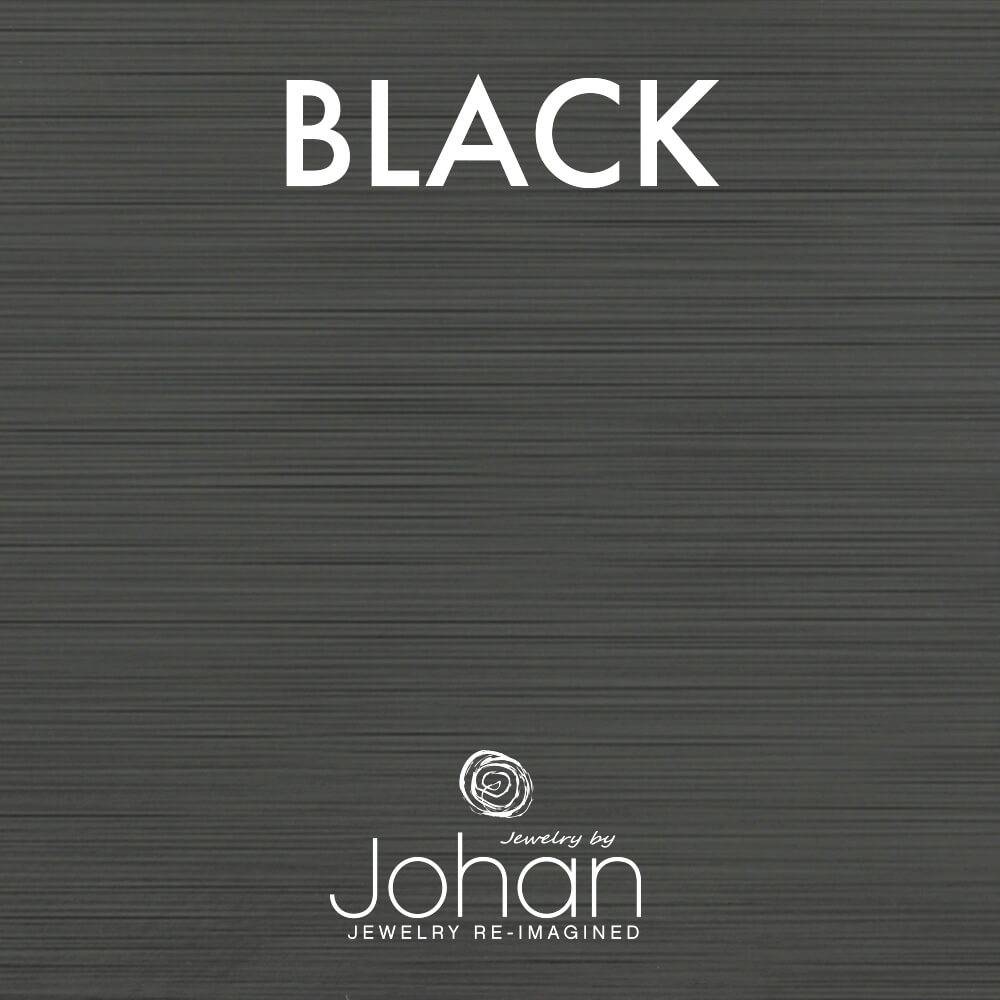 Black color option for custom dog tag keychain