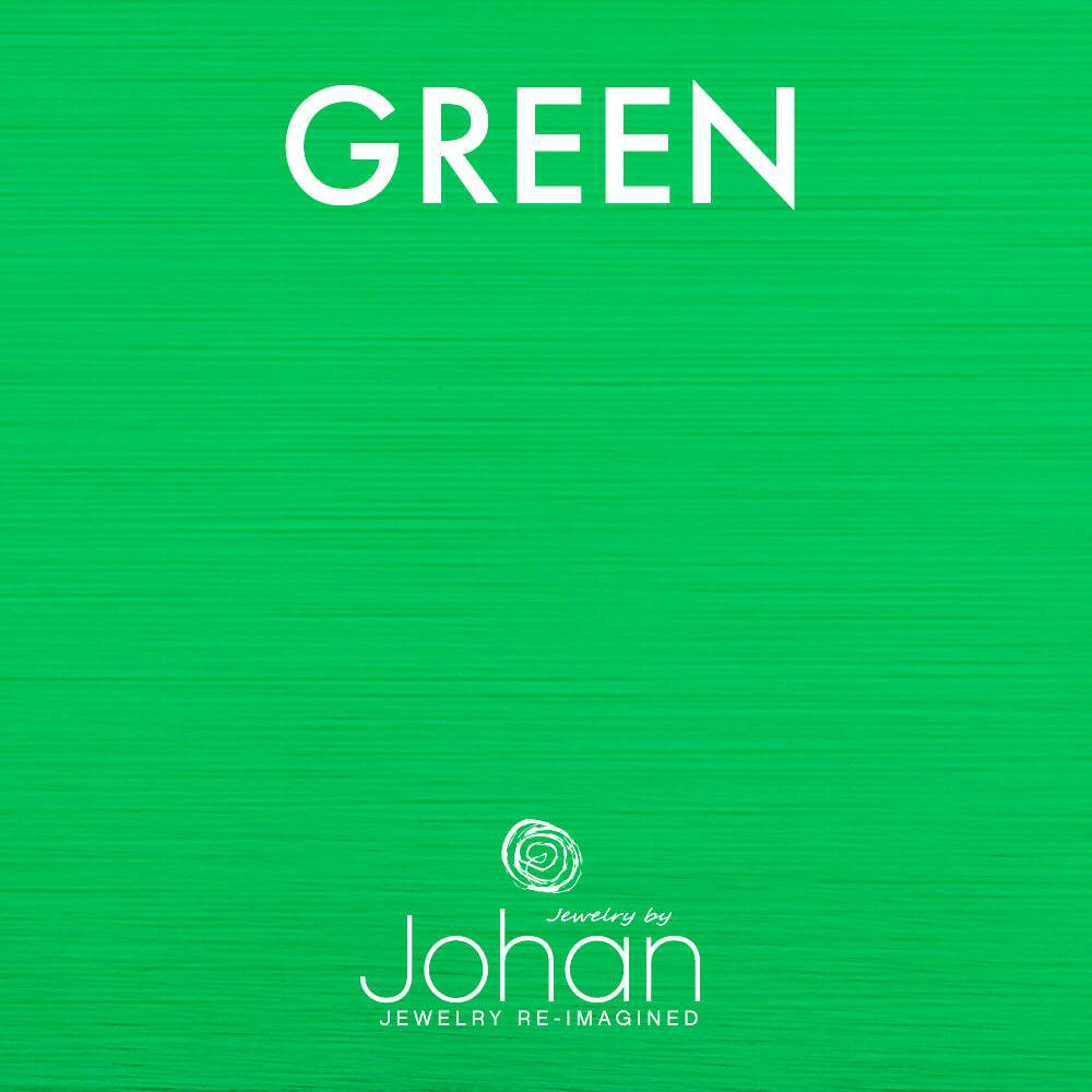 Green color option for custom dog tag keychain