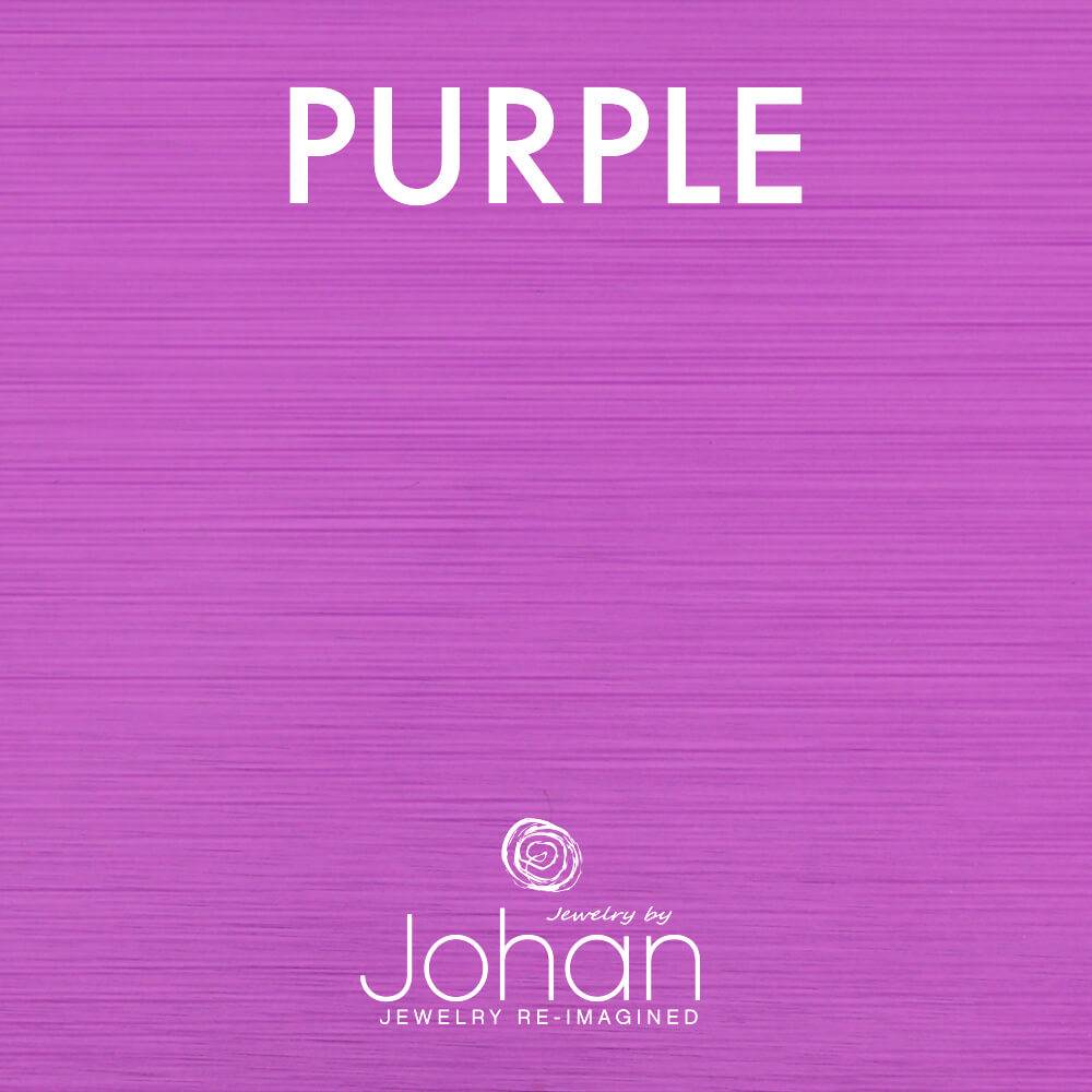 Purple color option for custom dog tag keychain