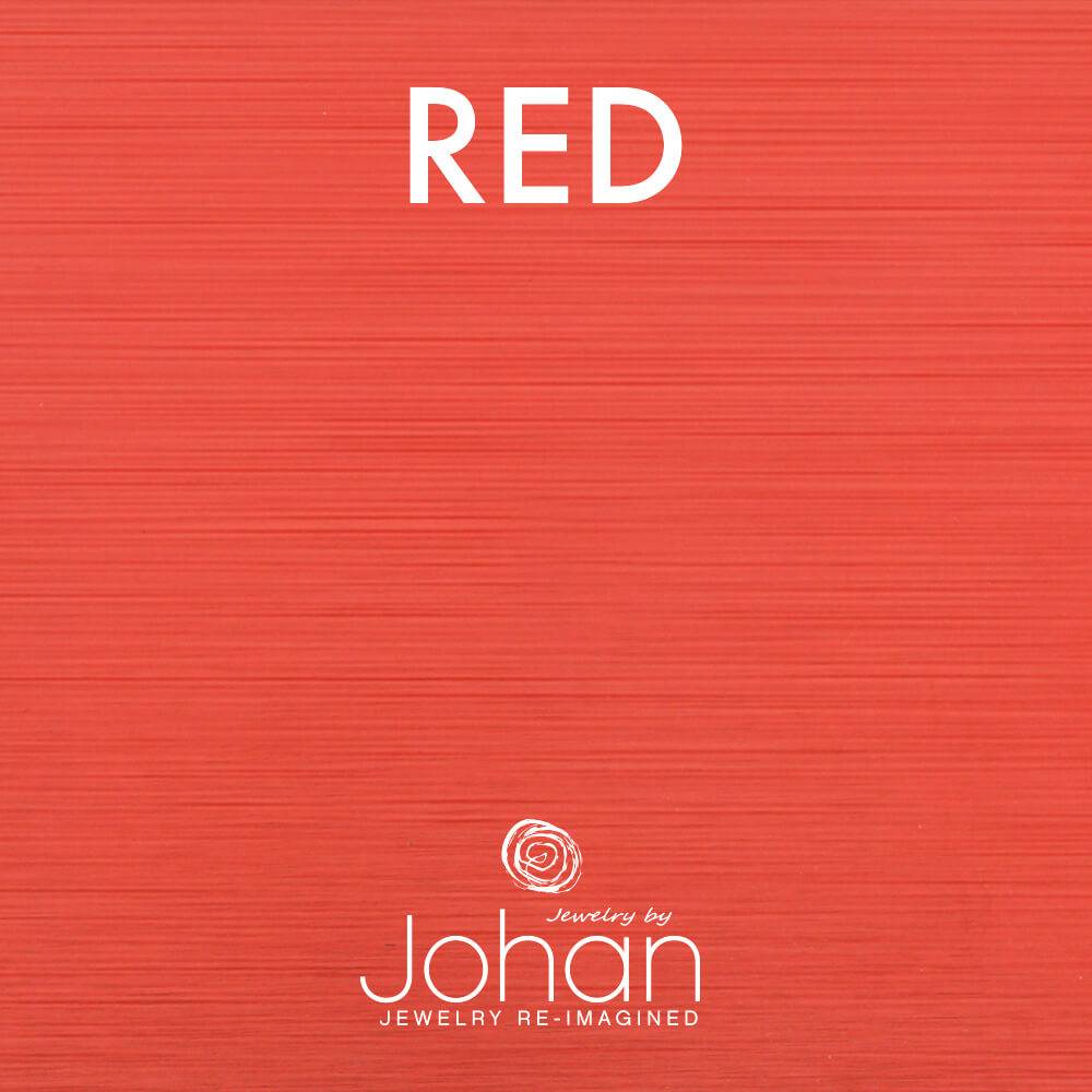 Red color option for custom dog tag keychain