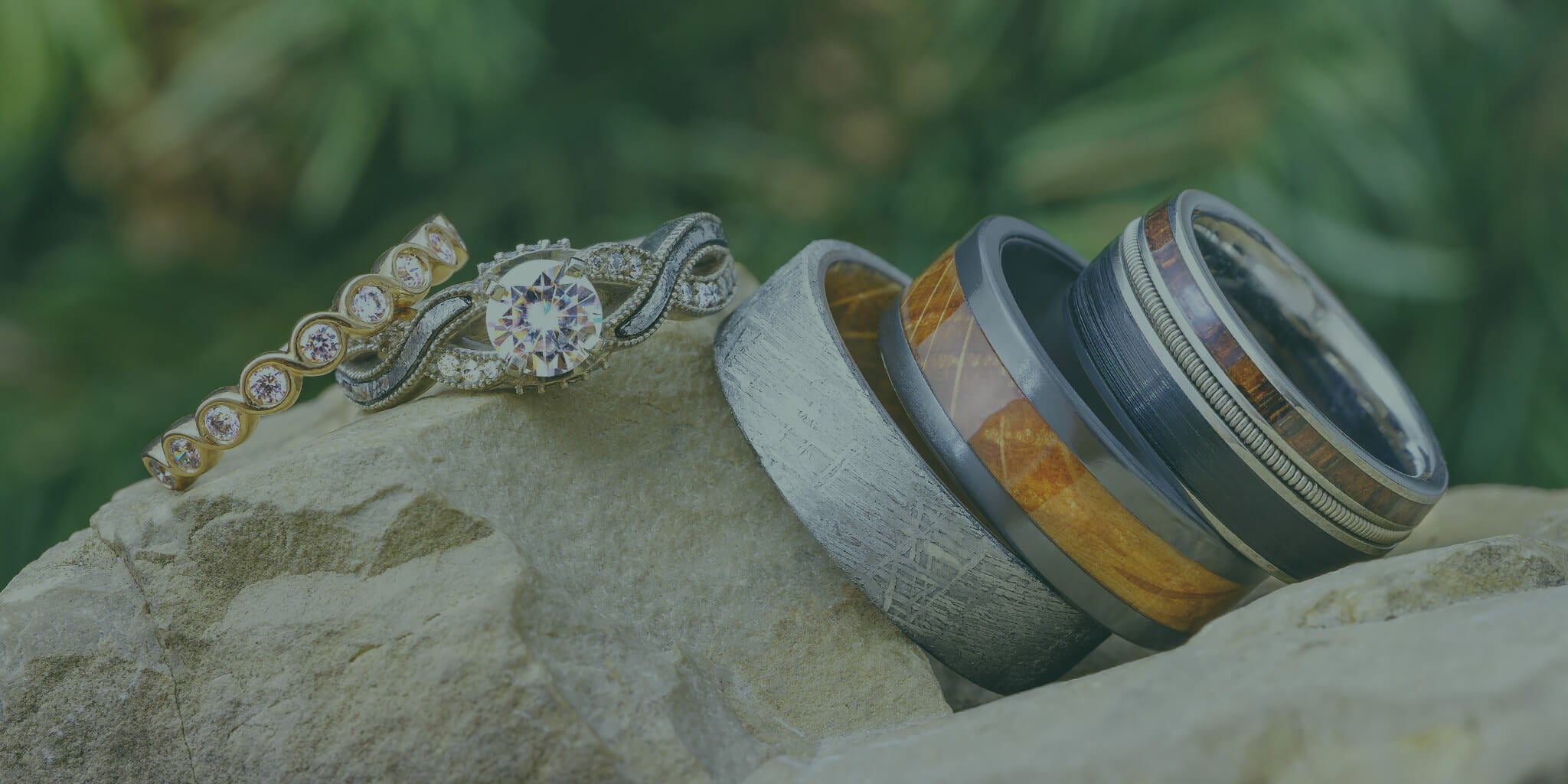 14K White Gold Moissanite Three Stone 6.5mm Round Engagement Ring Set - | Engagement  Rings | Custom Fine Jewelry | Diamonds | Rings | Denver Jewelry Store