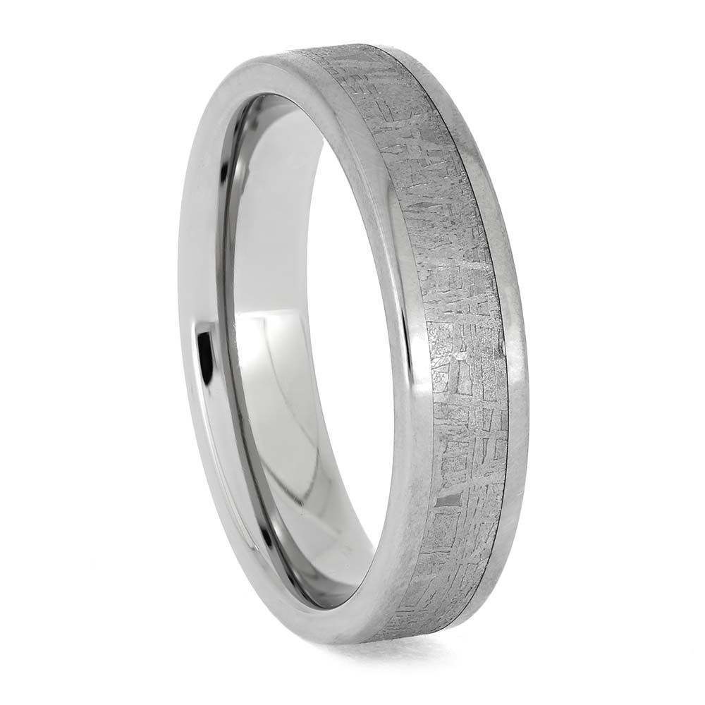 by Jewelry by Johan Genuine Meteorite Wedding Band 000162
