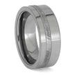Authentic Meteorite & Tungsten Men's Wedding Band