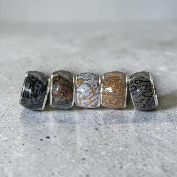 Dinosaur Bone Charm Bead for Bracelet