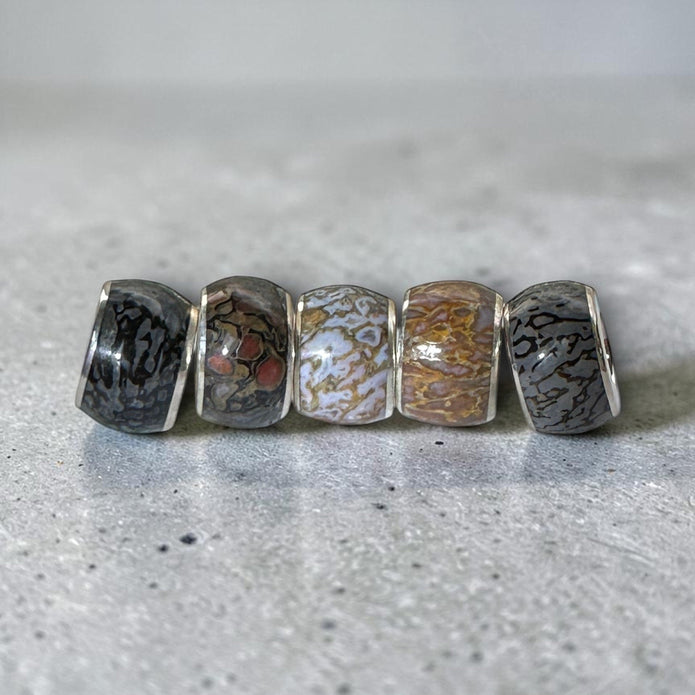 Dinosaur Bone Charm Bead for Bracelet
