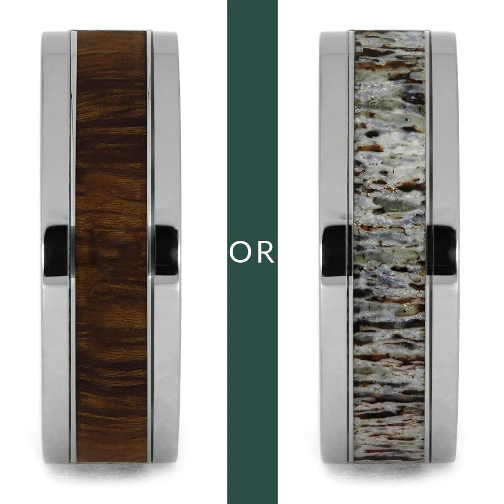 Modular Ring With Antler or Ironwood