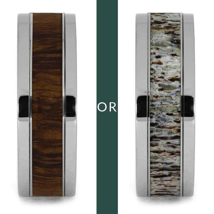 Modular Ring With Antler or Ironwood