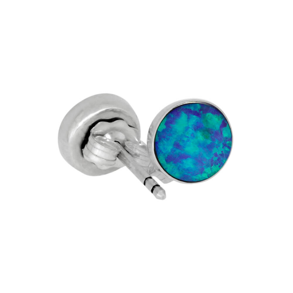 Synthetic Opal Earrings