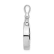 Silver clasp on a white background